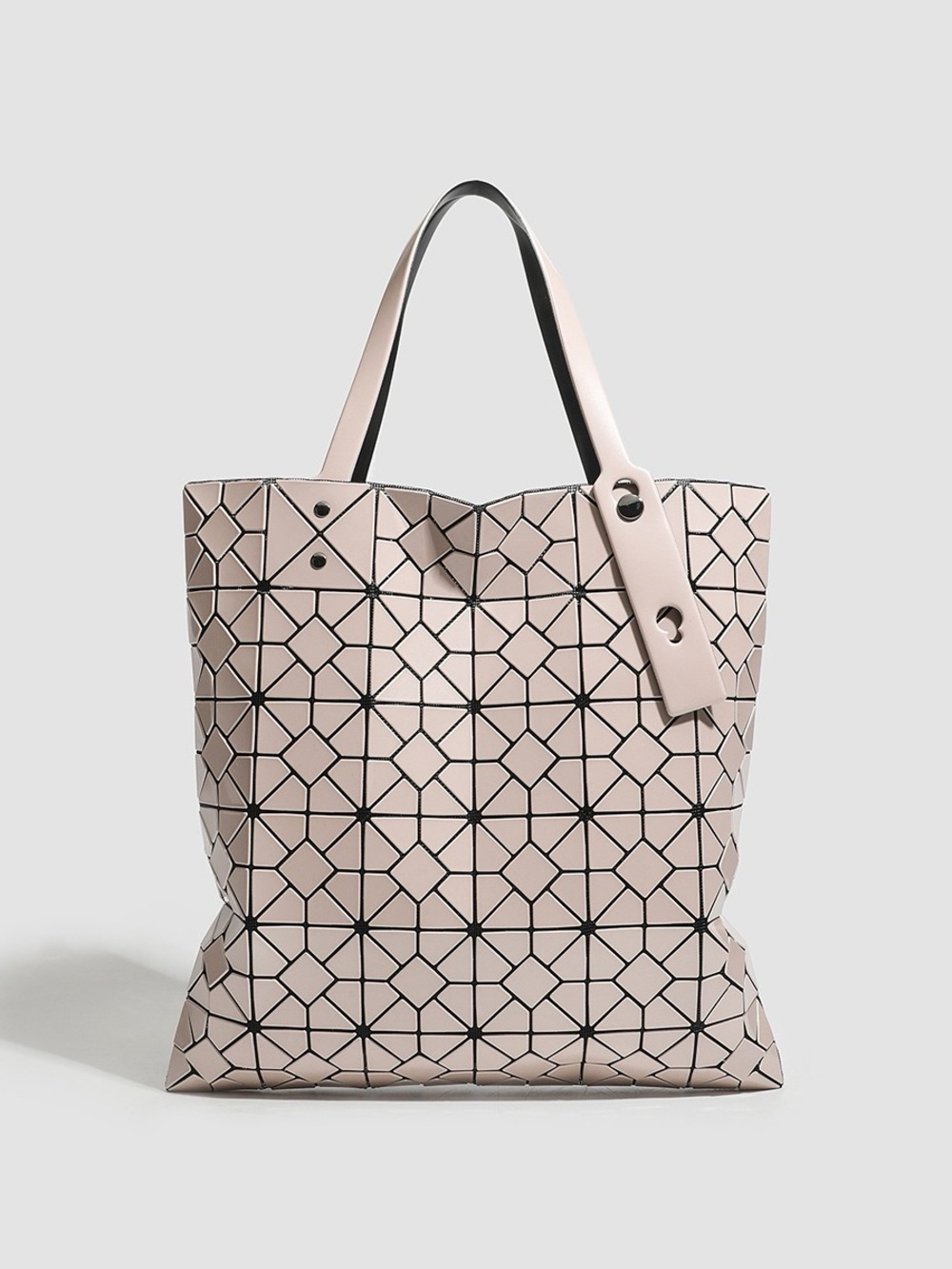 Geometric Lattice Pattern Handbag - Picture 6 of 8